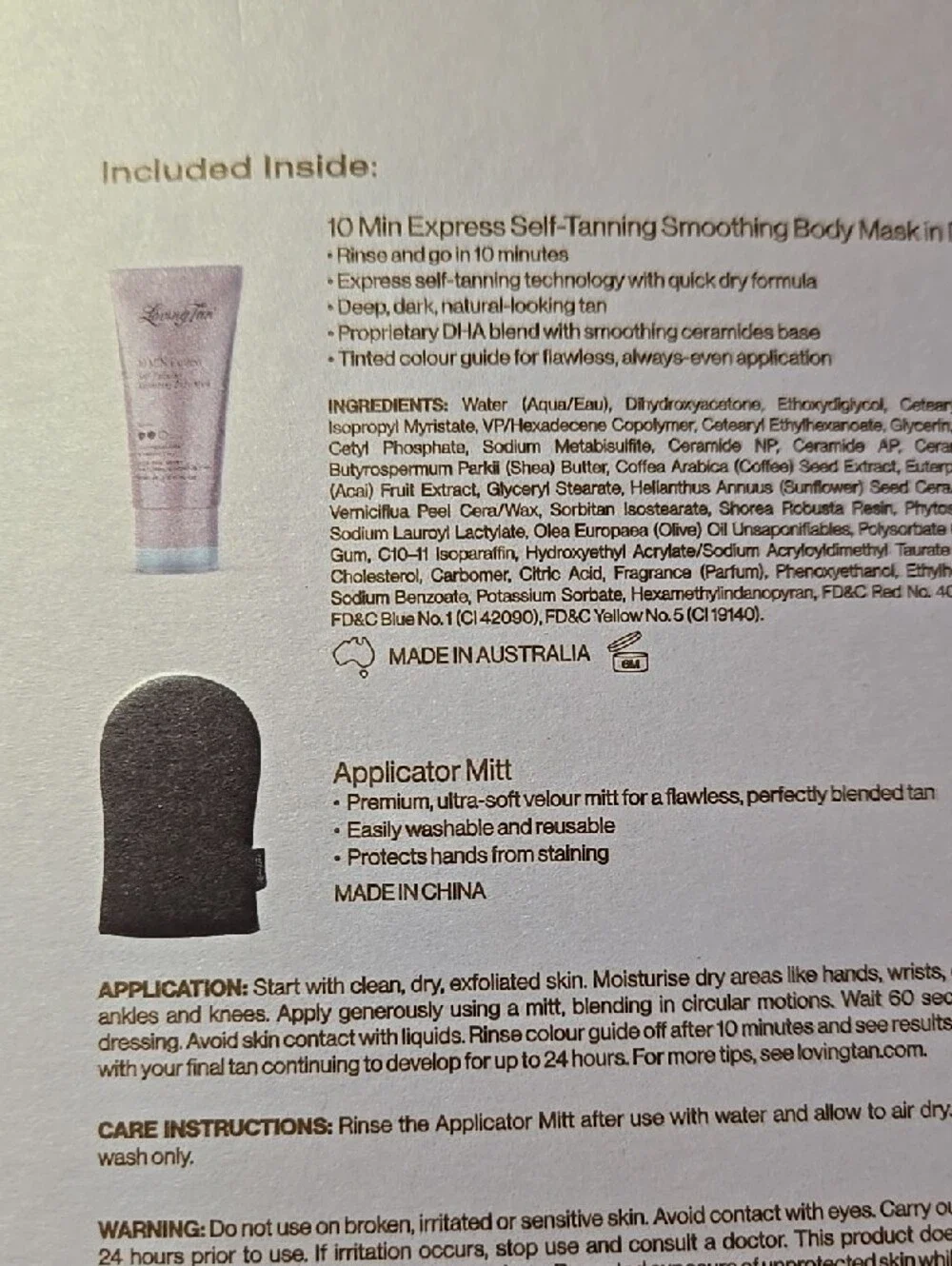 10 MIN Express Dark Self-Tanning Kit - Dark